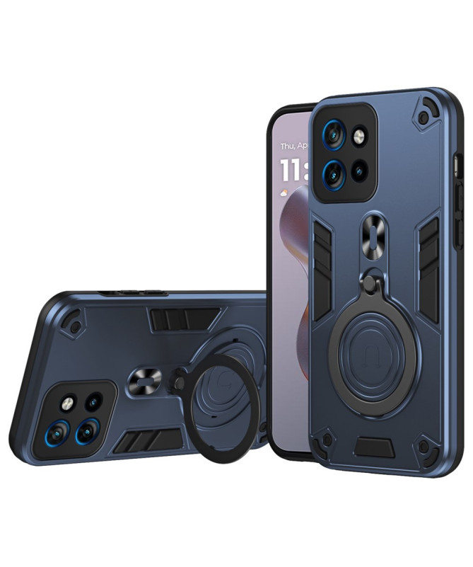 Rotak - Coque Motorola Edge 50 Neo avec Anneau Rotatif