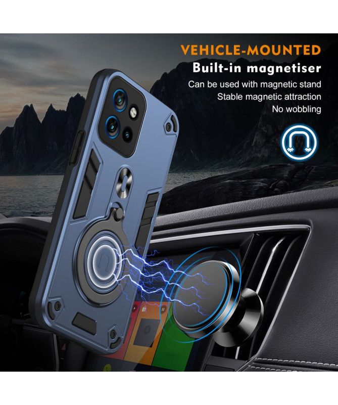Rotak - Coque Motorola Edge 50 Neo avec Anneau Rotatif