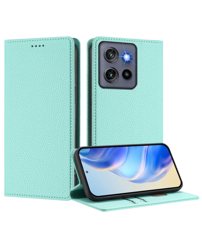 Housse Motorola Edge 50 Neo Flip Cover Texture Grainée