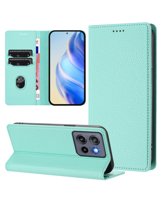 Housse Motorola Edge 50 Neo Flip Cover Texture Grainée