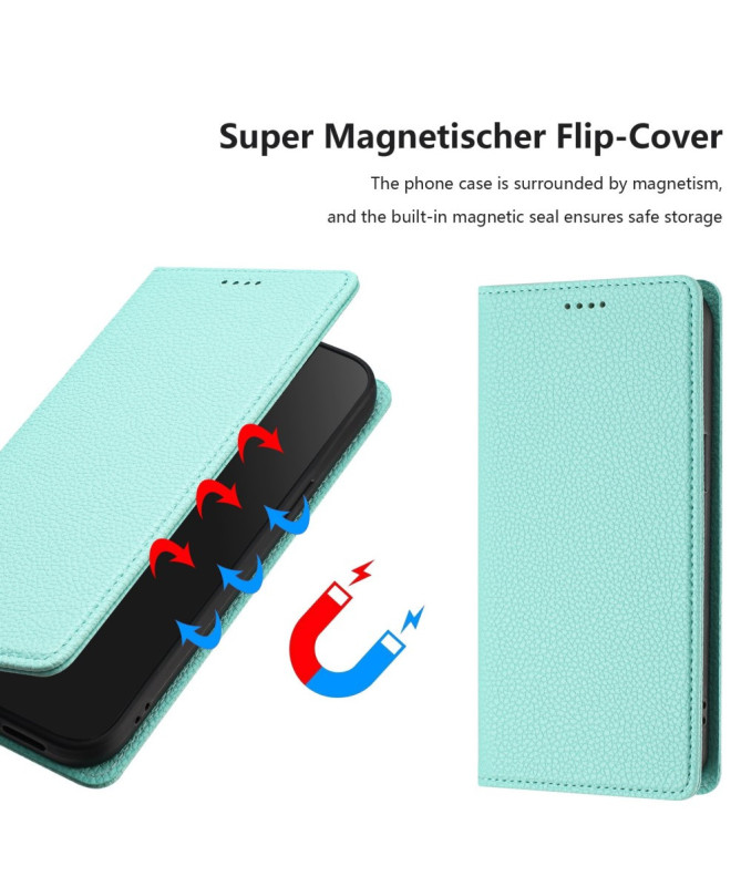 Housse Motorola Edge 50 Neo Flip Cover Texture Grainée