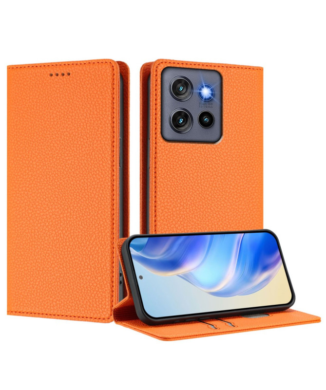 Housse Motorola Edge 50 Neo Flip Cover Texture Grainée
