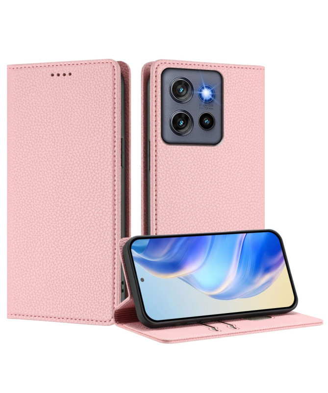 Housse Motorola Edge 50 Neo Flip Cover Texture Grainée