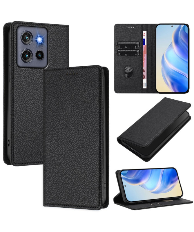 Housse Motorola Edge 50 Neo Flip Cover Texture Grainée