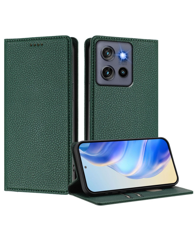 Housse Motorola Edge 50 Neo Flip Cover Texture Grainée