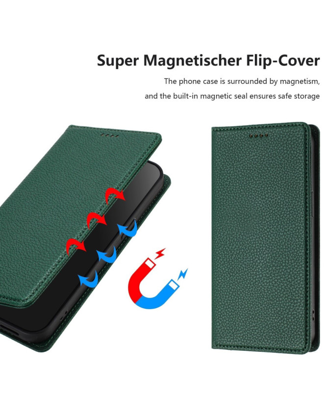 Housse Motorola Edge 50 Neo Flip Cover Texture Grainée