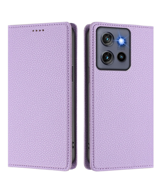 Housse Motorola Edge 50 Neo Flip Cover Texture Grainée
