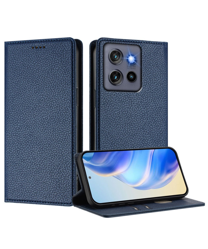 Housse Motorola Edge 50 Neo Flip Cover Texture Grainée