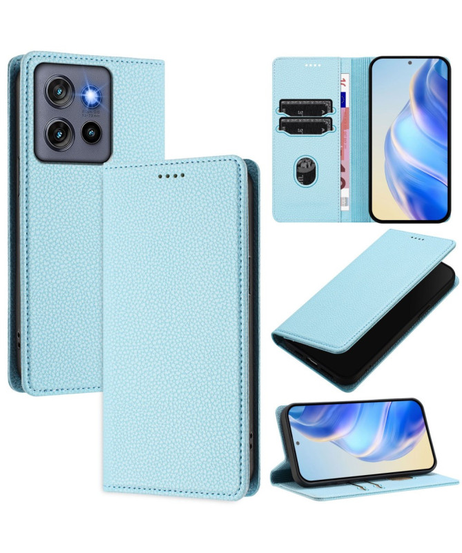 Housse Motorola Edge 50 Neo Flip Cover Texture Grainée