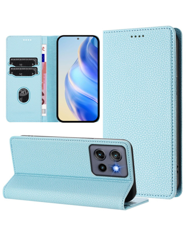 Housse Motorola Edge 50 Neo Flip Cover Texture Grainée