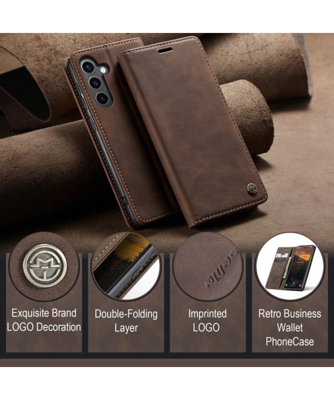 Housse Samsung Galaxy A55 5G Golias imitation cuir