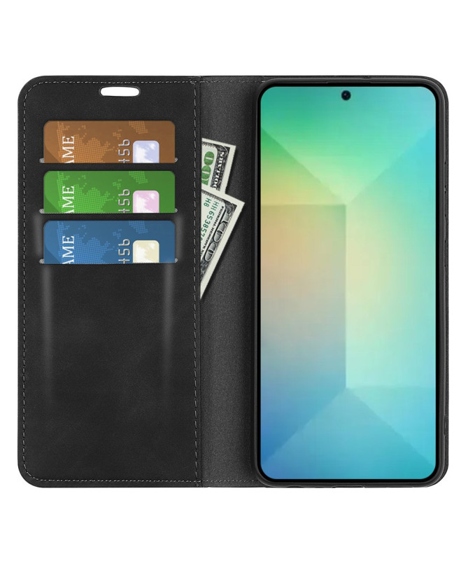 Étui Samsung Galaxy A55 5G simili cuir fonction stand