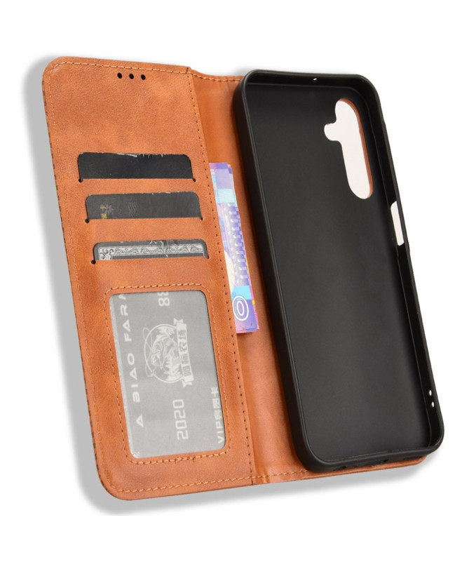 Étui Samsung Galaxy A55 5G Le Cirénius Style Cuir