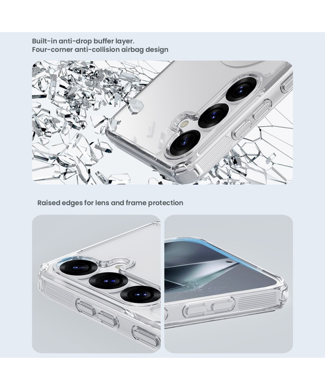 Coque Samsung Galaxy A55 5G Nature MagSafe angles renforcés