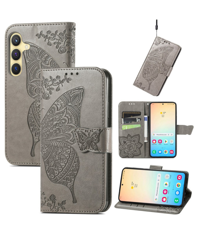 Housse Samsung Galaxy A35 5G Papillon Relief