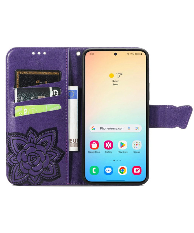 Housse Samsung Galaxy A35 5G Papillon Relief