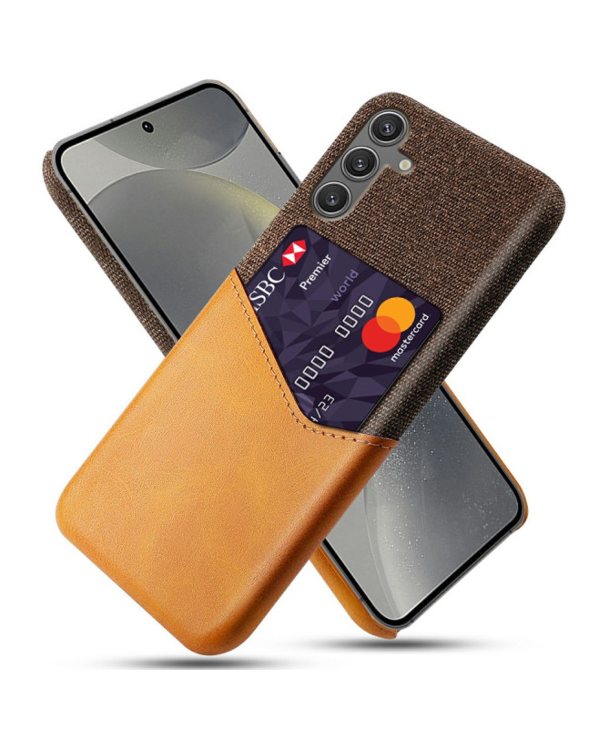 TÄCKA - Coque Samsung Galaxy A35 5G Texture Tissu et Porte-carte