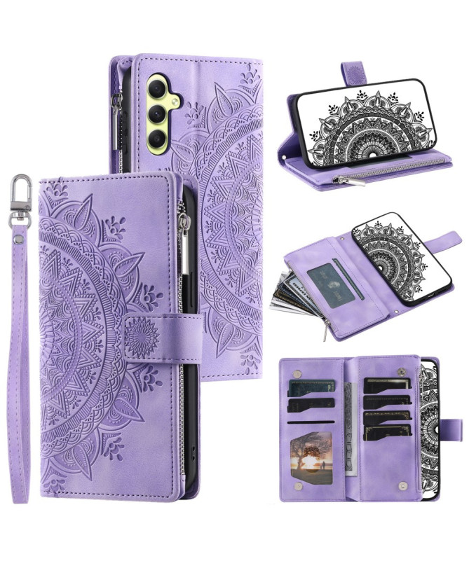 Housse Samsung Galaxy A35 5G Mandala Porte-Cartes