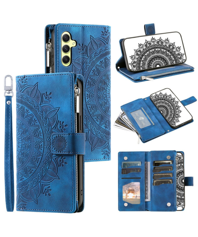 Housse Samsung Galaxy A35 5G Mandala Porte-Cartes