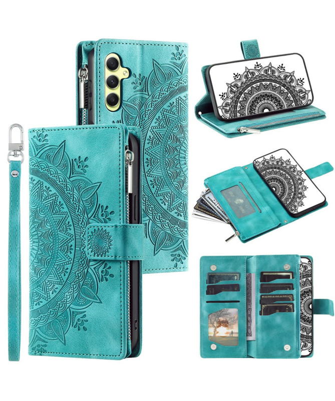 Housse Samsung Galaxy A35 5G Mandala Porte-Cartes