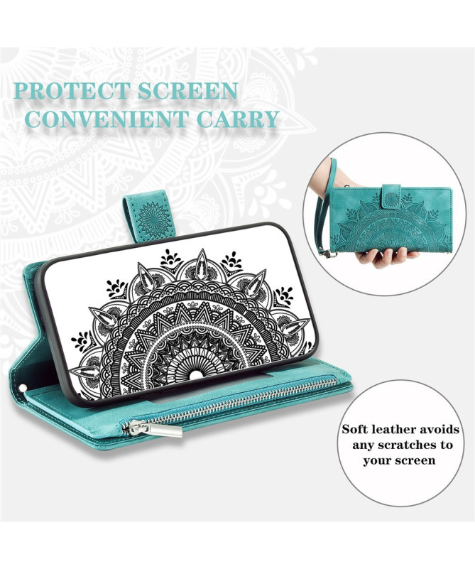 Housse Samsung Galaxy A35 5G Mandala Porte-Cartes