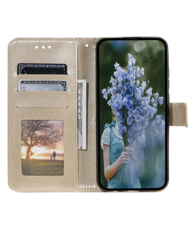 Housse Samsung Galaxy A35 5G Mandala Soleil Or - photo 24