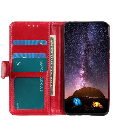 Summit | Housse Samsung Galaxy A35 5G Imitation Cuir Rouge - photo 15