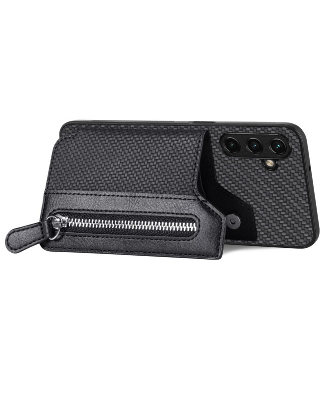 Coque Galaxy A35 5G avec porte-cartes et fermeture éclair intégrée