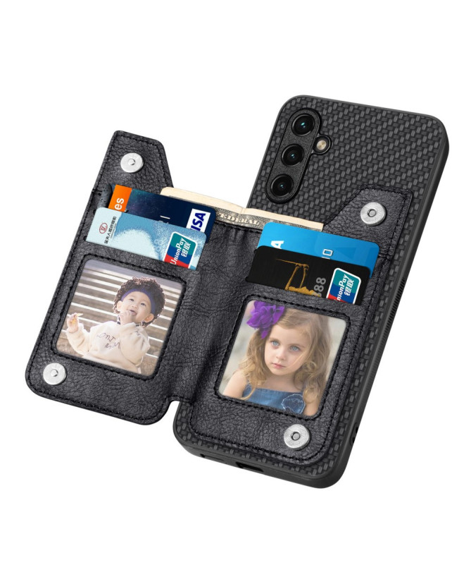 Coque Galaxy A35 5G avec porte-cartes et fermeture éclair intégrée