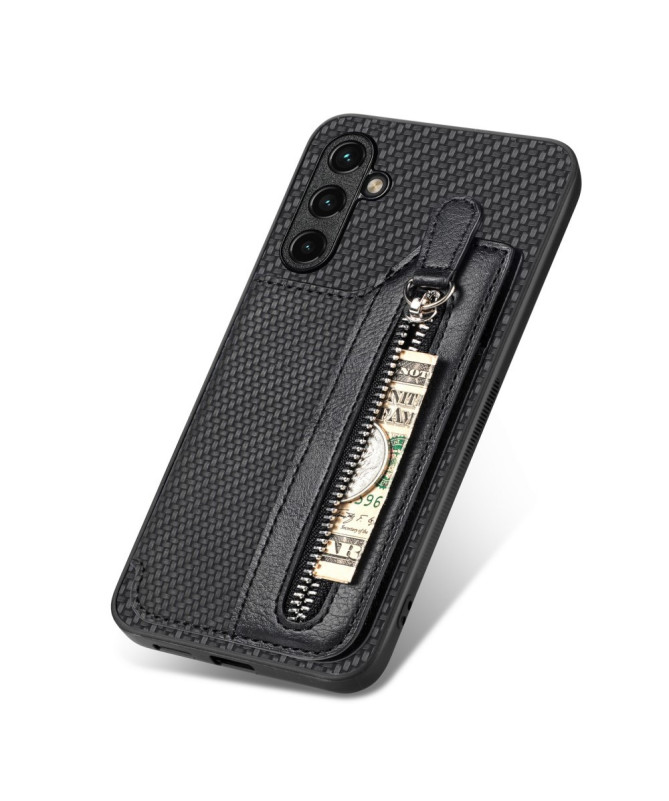 Coque Galaxy A35 5G avec porte-cartes et fermeture éclair intégrée