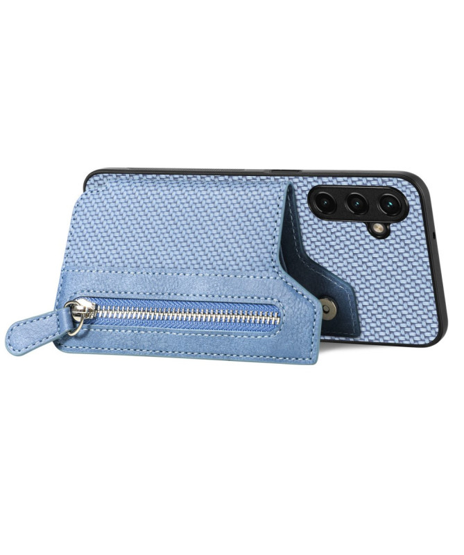 Coque Galaxy A35 5G avec porte-cartes et fermeture éclair intégrée