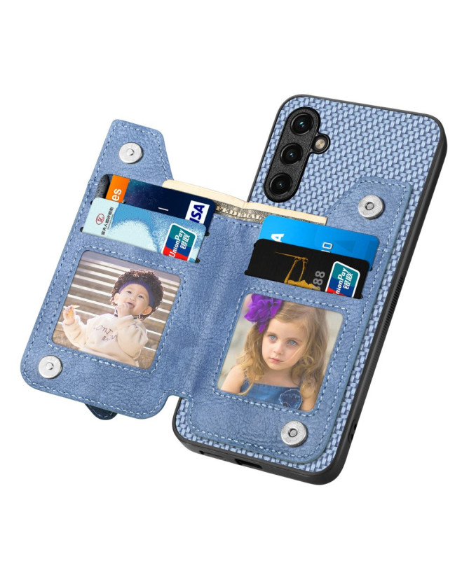 Coque Galaxy A35 5G avec porte-cartes et fermeture éclair intégrée