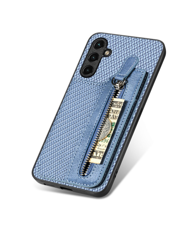Coque Galaxy A35 5G avec porte-cartes et fermeture éclair intégrée