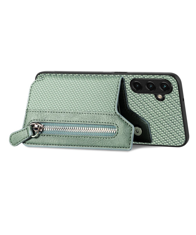 Coque Galaxy A35 5G avec porte-cartes et fermeture éclair intégrée