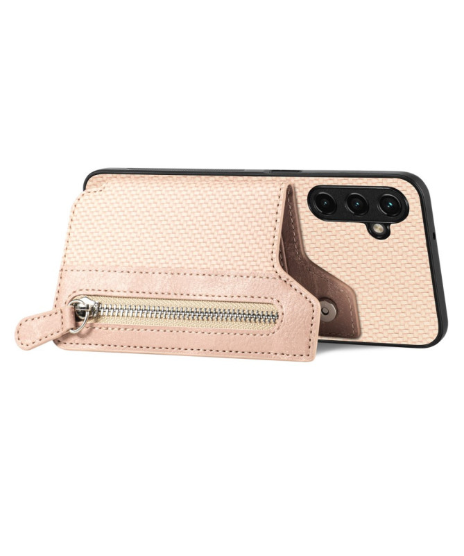 Coque Galaxy A35 5G avec porte-cartes et fermeture éclair intégrée