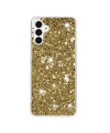 Coque Samsung Galaxy A35 5G Brillance Dorée avec Paillettes Époxy