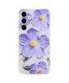 Coque Samsung Galaxy A35 5G Fleurs en Relief