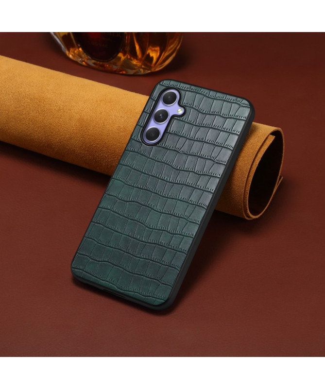 Coque Samsung Galaxy A35 5G Effet Peau Crocodile