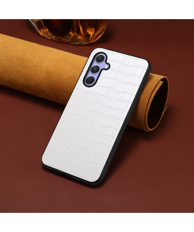 Coque Samsung Galaxy A35 5G Effet Peau Crocodile