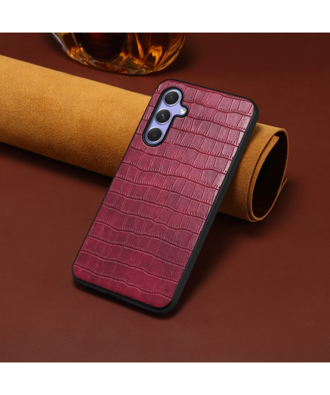 Coque Samsung Galaxy A35 5G Effet Peau Crocodile