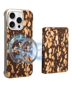 Coque iPhone 16 Pro Max MagFolio Cork | Motif Liège & MagSafe