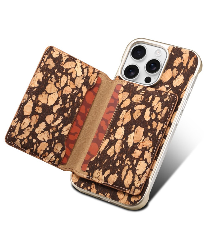 Coque iPhone 16 Pro Max MagFolio Cork | Motif Liège & MagSafe
