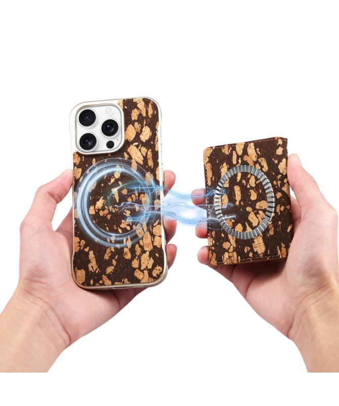 Coque iPhone 16 Pro Max MagFolio Cork | Motif Liège & MagSafe