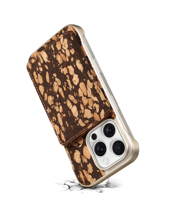 Coque iPhone 16 Pro Max MagFolio Cork | Motif Liège & MagSafe