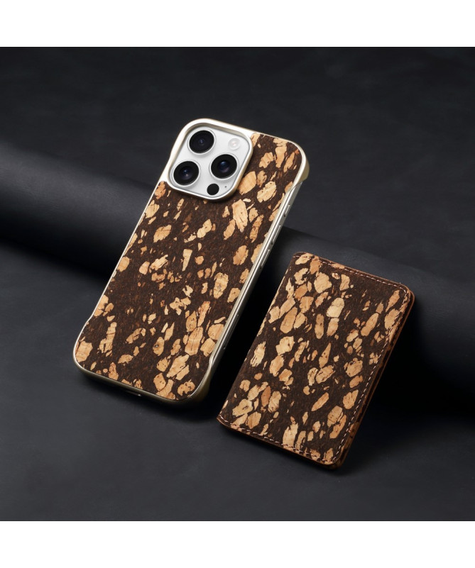 Coque iPhone 16 Pro Max MagFolio Cork | Motif Liège & MagSafe