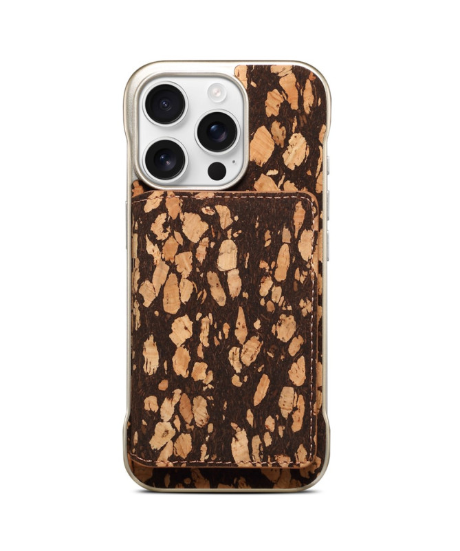 Coque iPhone 16 Pro Max MagFolio Cork | Motif Liège & MagSafe