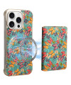 Coque iPhone 16 Pro Max MagFolio Butterfly | Motif Papillons & MagSafe