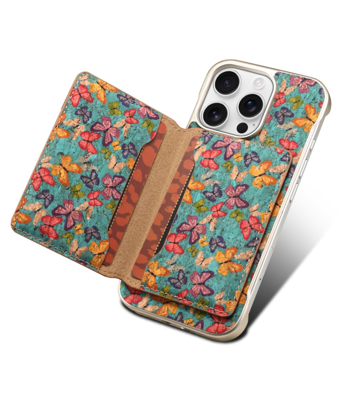 Coque iPhone 16 Pro Max MagFolio Butterfly | Motif Papillons & MagSafe