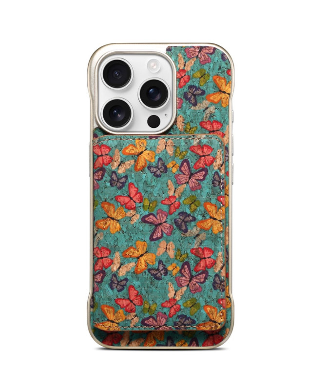 Coque iPhone 16 Pro Max MagFolio Butterfly | Motif Papillons & MagSafe