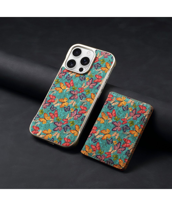 Coque iPhone 16 Pro Max MagFolio Butterfly | Motif Papillons & MagSafe